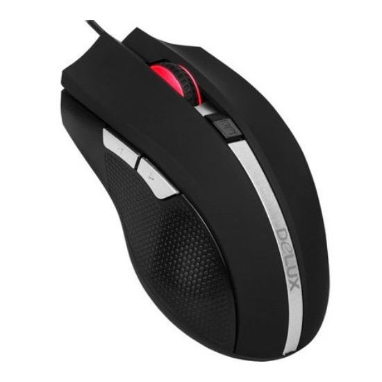 DeLUX m516 USB Photoelectric Wired Mouse With Side Keys