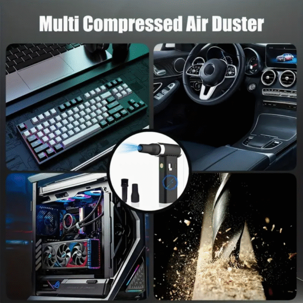 110000RPM Cordless Electric Air Duster with Speed Control