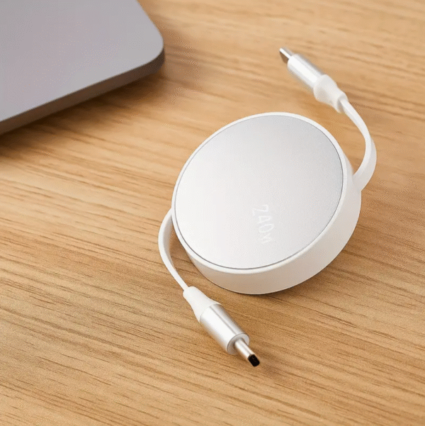 240W PD Fast Charging USB C to USB C Telescopic Cable