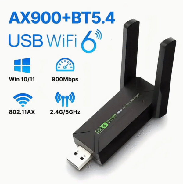 AX900 USB WiFi 6 and Bluetooth Adapter