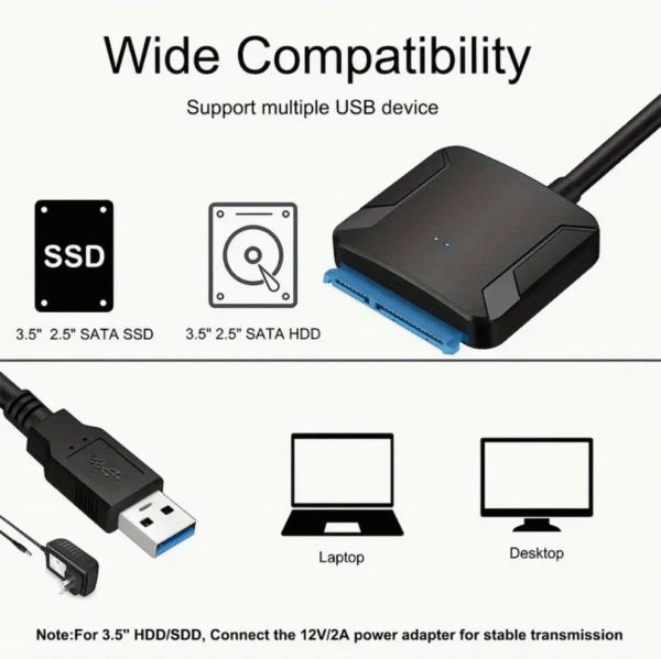 SATA to USB Adapter Cable